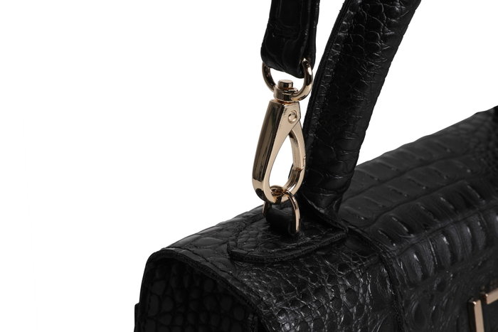Lucky Bees Bolso de Mano Negro